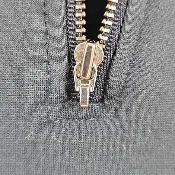 Wood Wood Half Zip Sweater in Navy Blue - Size 34